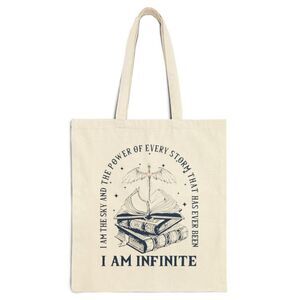 Fourth Wing Rebecca Yarros “I Am Infinite” Tote Bag